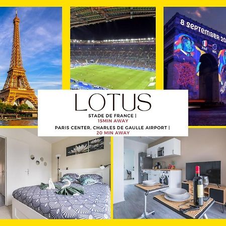 Le Lotus - Self Checkin - 20Min From Paris - Free Parking Around Apartman Drancy Kültér fotó