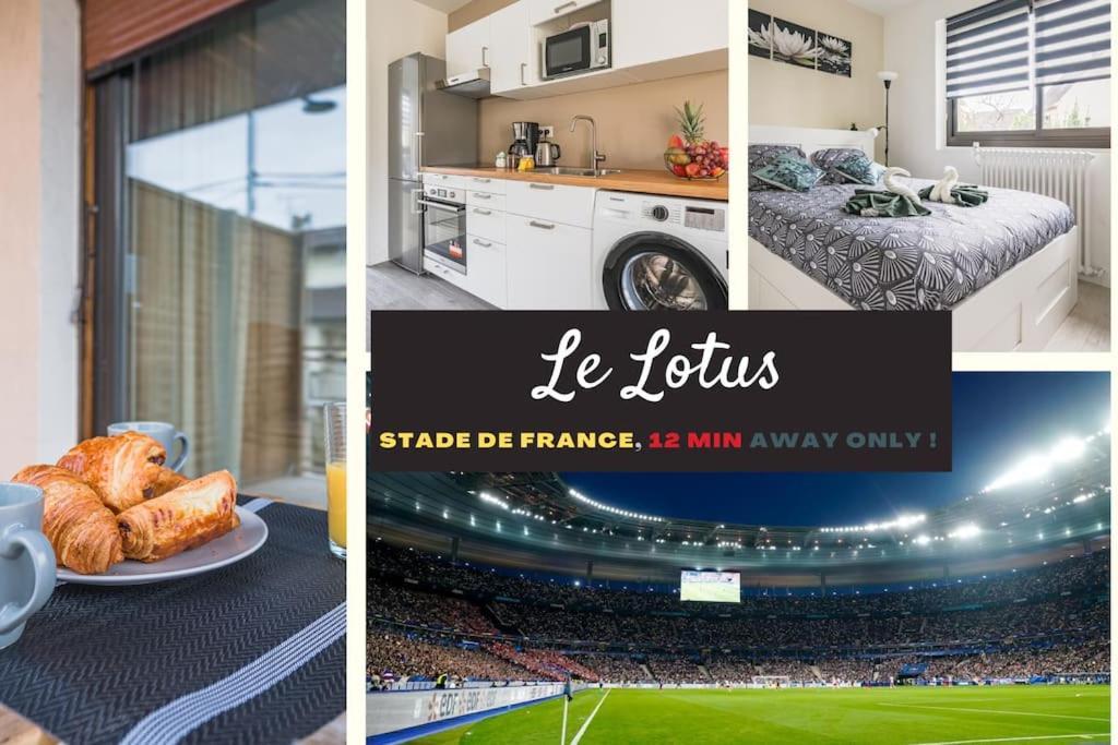 Le Lotus - Self Checkin - 20Min From Paris - Free Parking Around Apartman Drancy Kültér fotó
